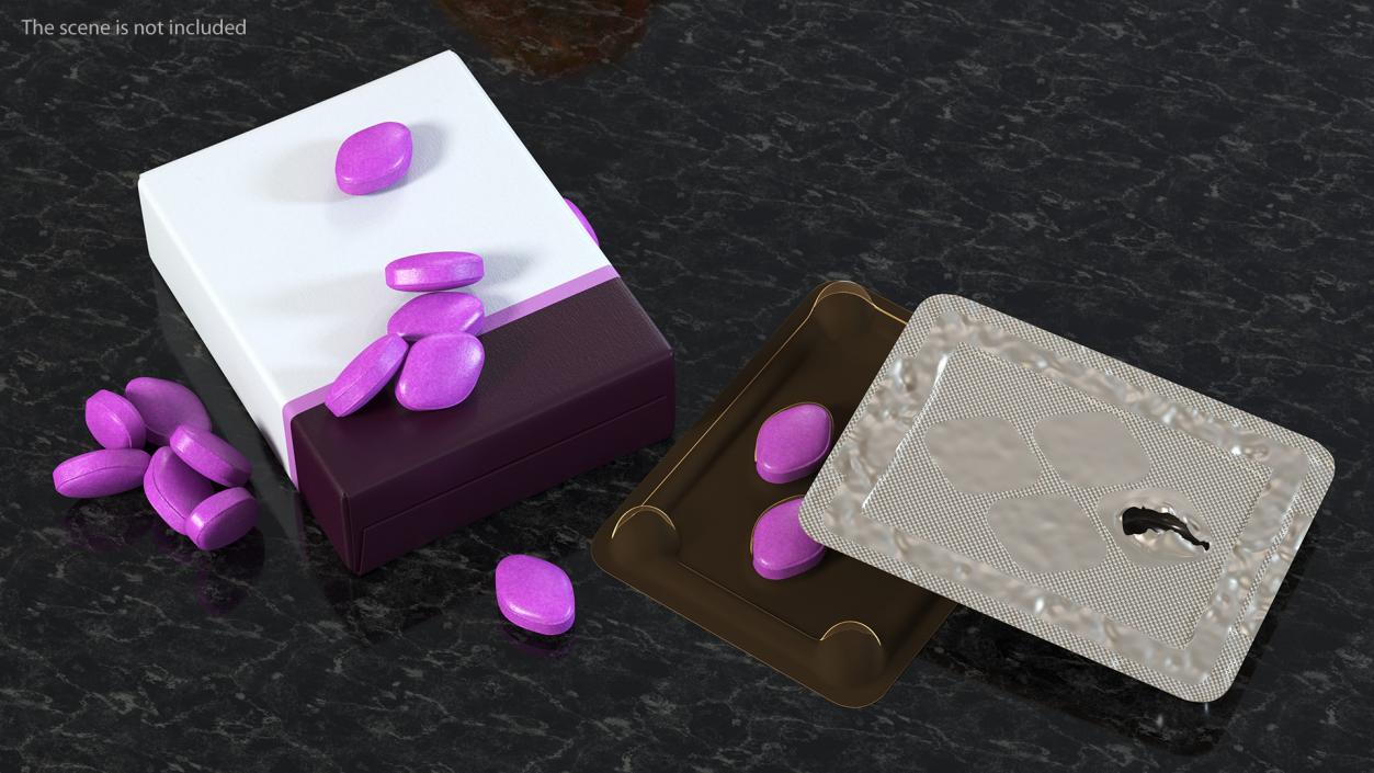 Pills Packs Collection 5 3D model