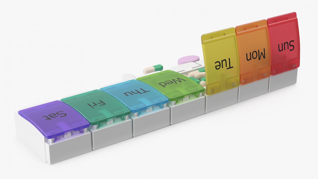 Pills Packs Collection 5 3D model