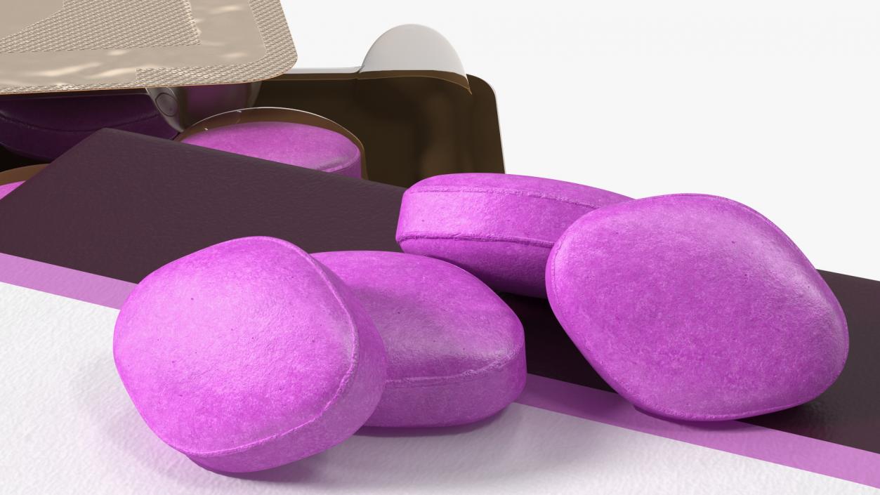 Pills Packs Collection 5 3D model