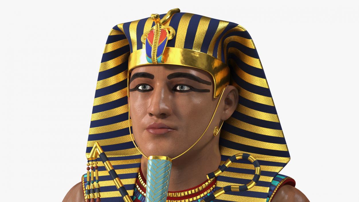 Egypt Pharaoh with Crook and Flail 3D model