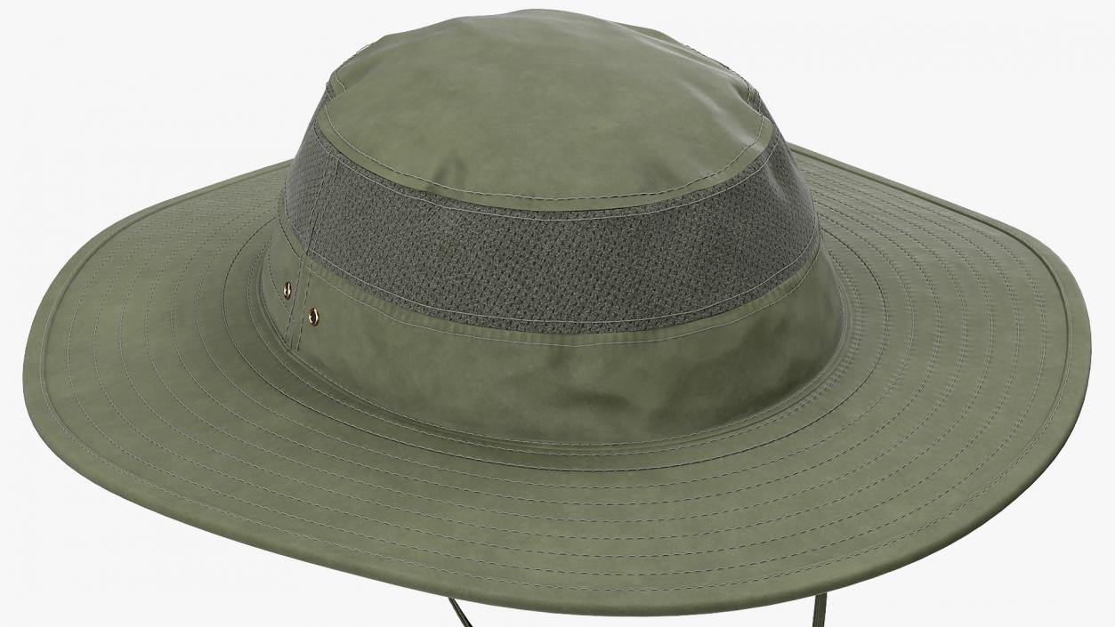 Green Fishing Hat 3D