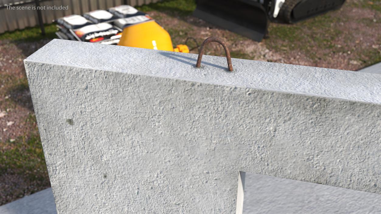 3D Precast Concrete Panels Collection 4