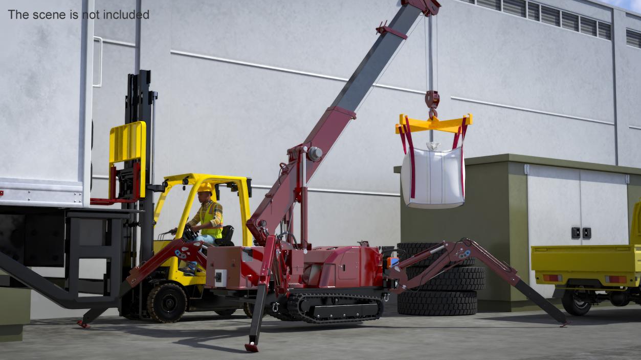 3D Spider Crane with Bulk Bag