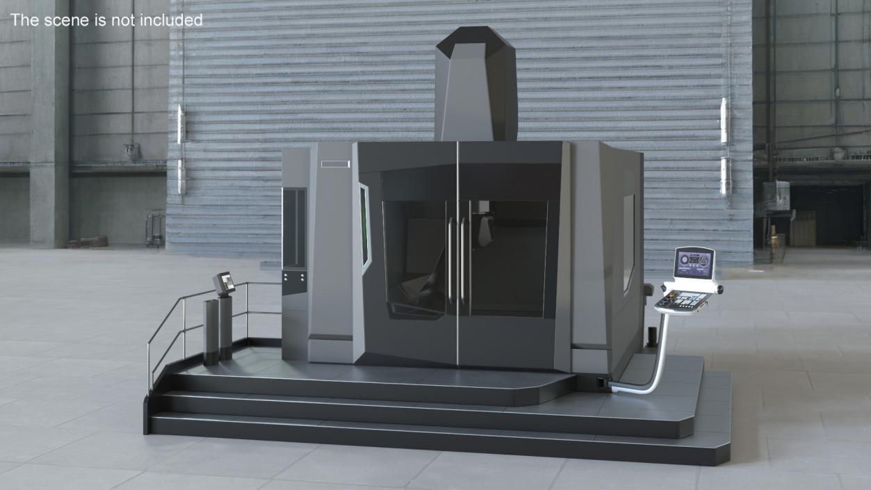 Industrial Gantry CNC Machine 3D model