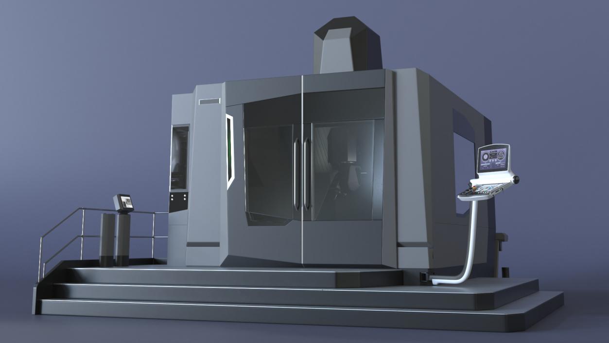 Industrial Gantry CNC Machine 3D model