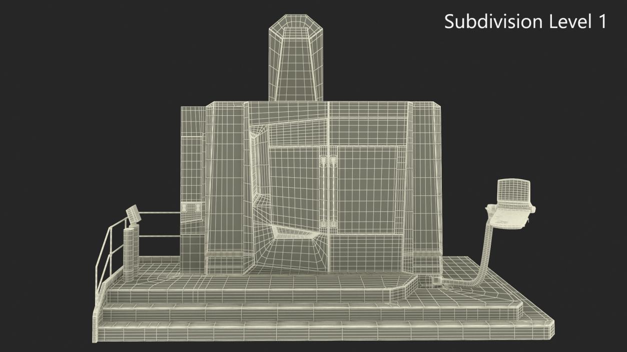 Industrial Gantry CNC Machine 3D model