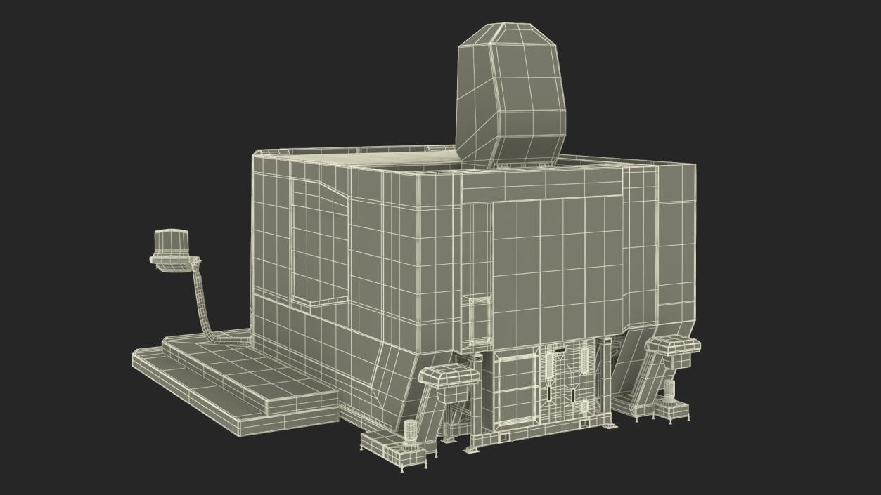 Industrial Gantry CNC Machine 3D model