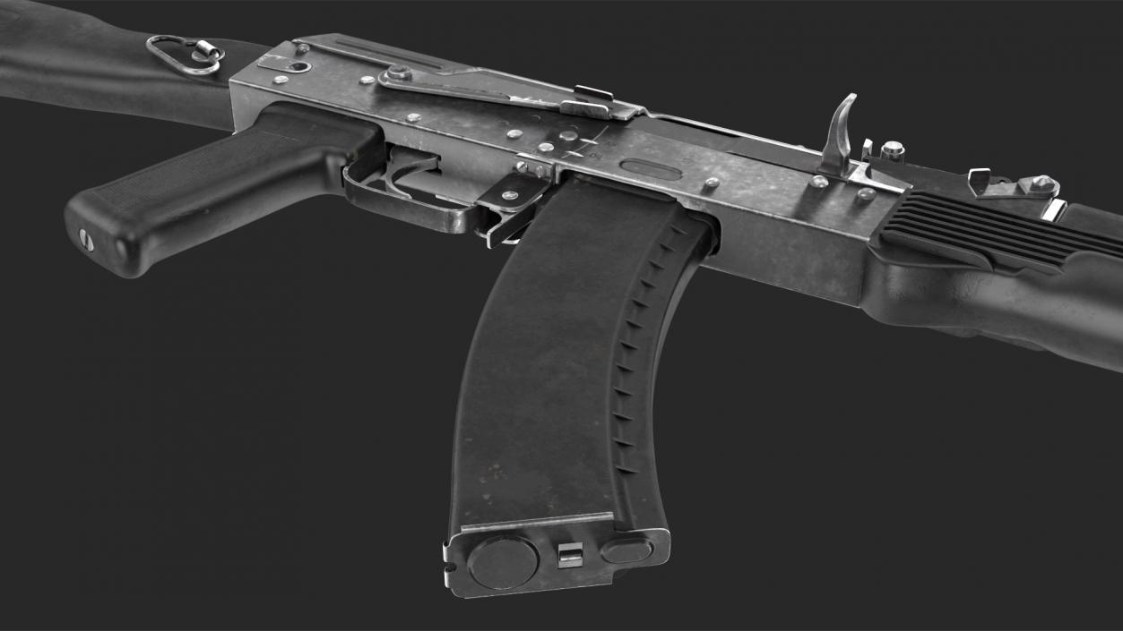 3D model Assault Rifle AK-74M