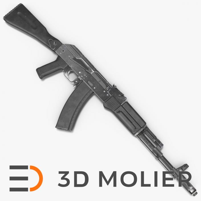 3D model Assault Rifle AK-74M