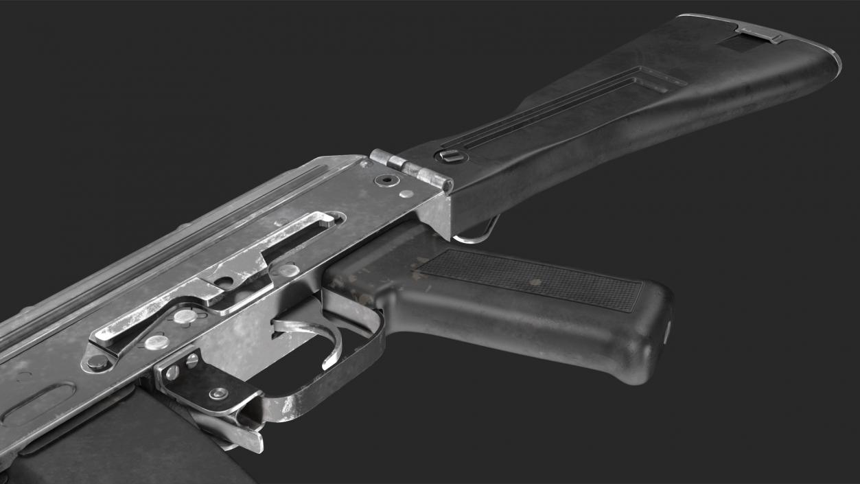 3D model Assault Rifle AK-74M