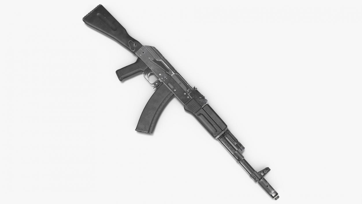 3D model Assault Rifle AK-74M