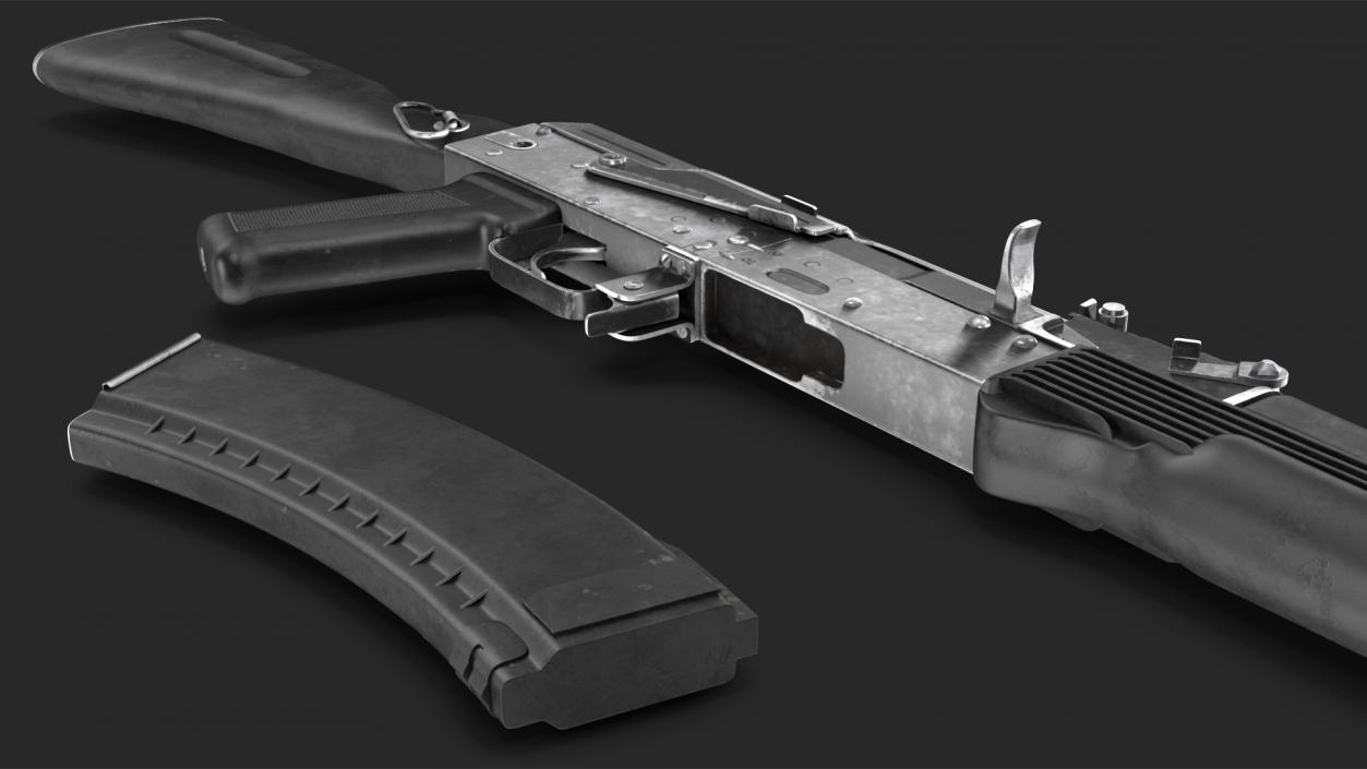 3D model Assault Rifle AK-74M