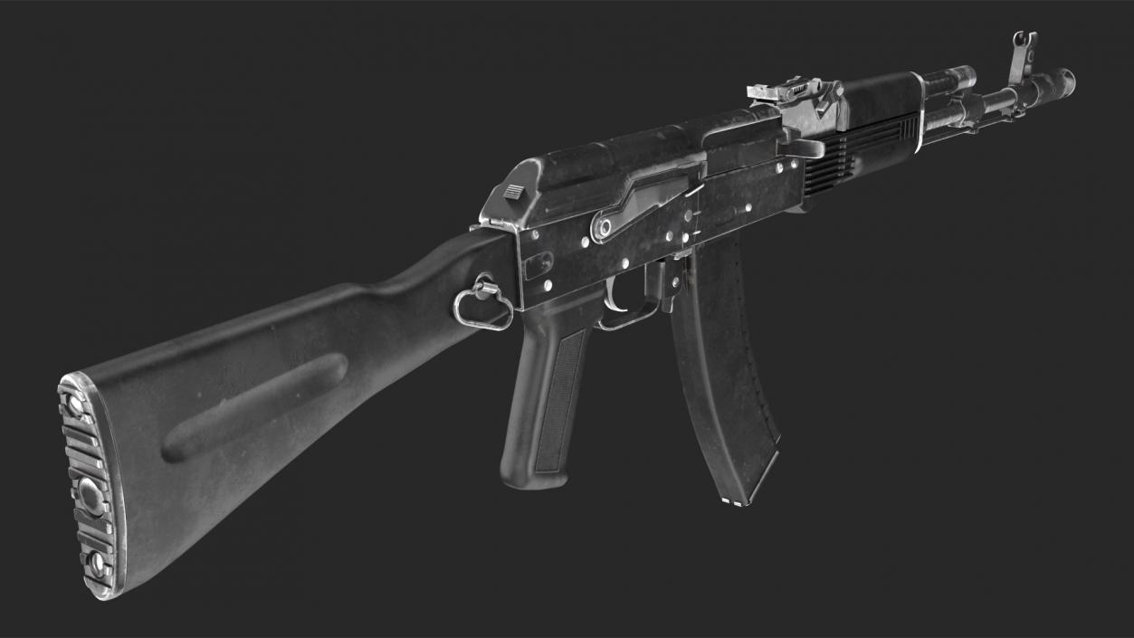 3D model Assault Rifle AK-74M