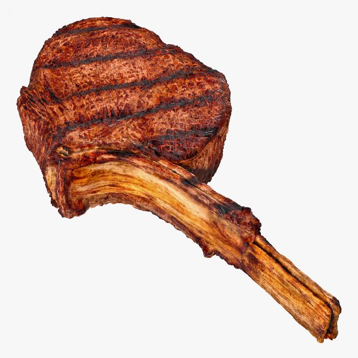 3D BBQ Tomahawk Steak model