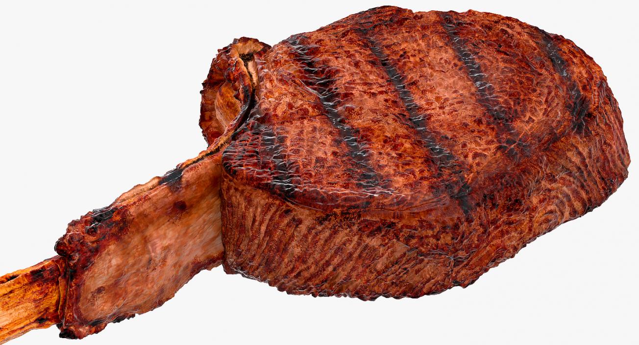 3D BBQ Tomahawk Steak model