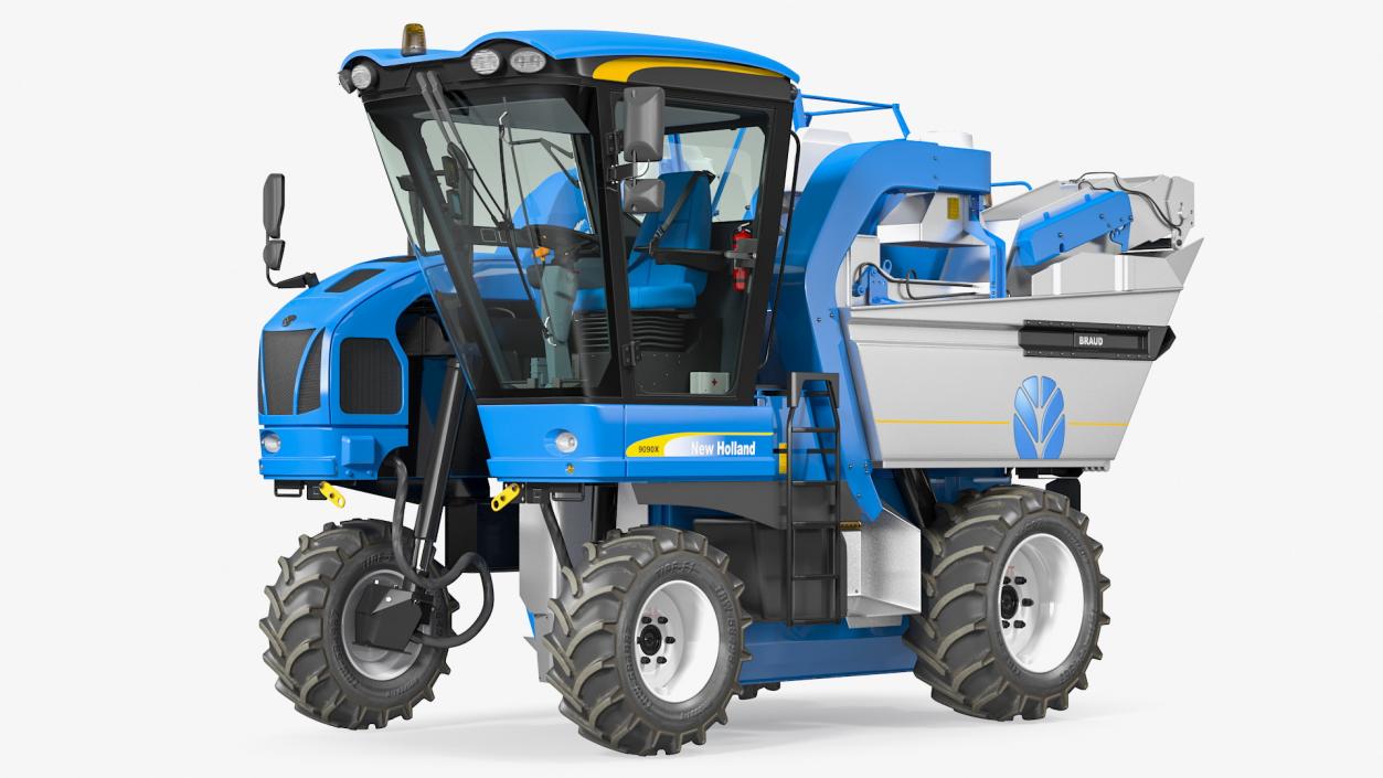 BRAUD 9090X Grape Harvester 3D