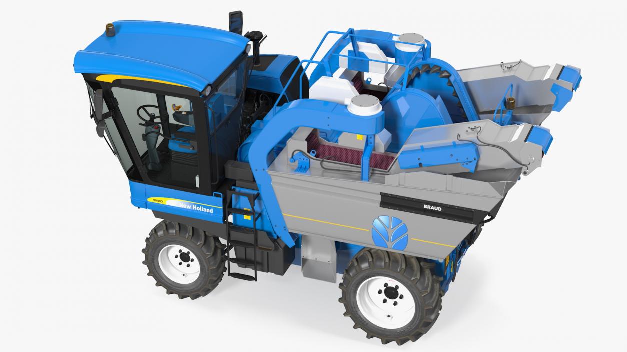 BRAUD 9090X Grape Harvester 3D