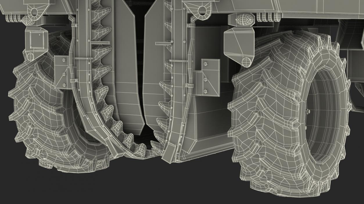 BRAUD 9090X Grape Harvester 3D