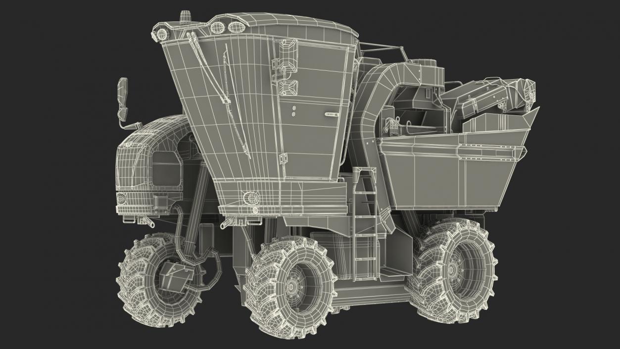 BRAUD 9090X Grape Harvester 3D