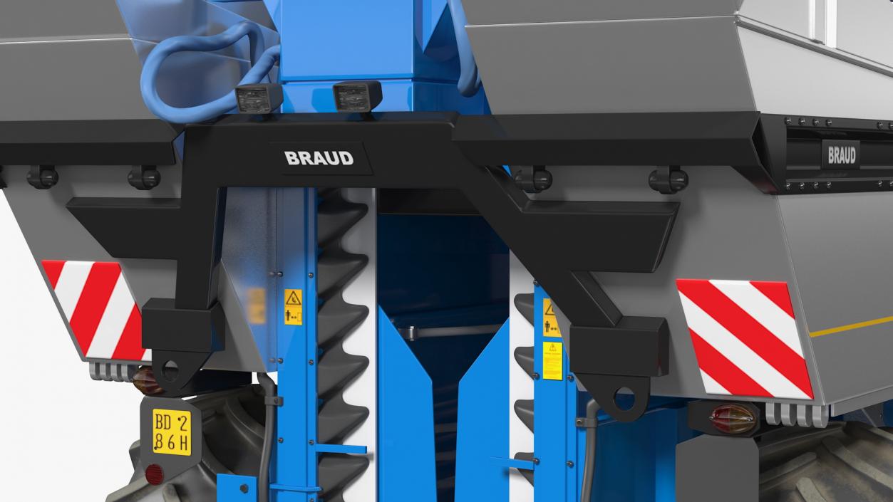 BRAUD 9090X Grape Harvester 3D