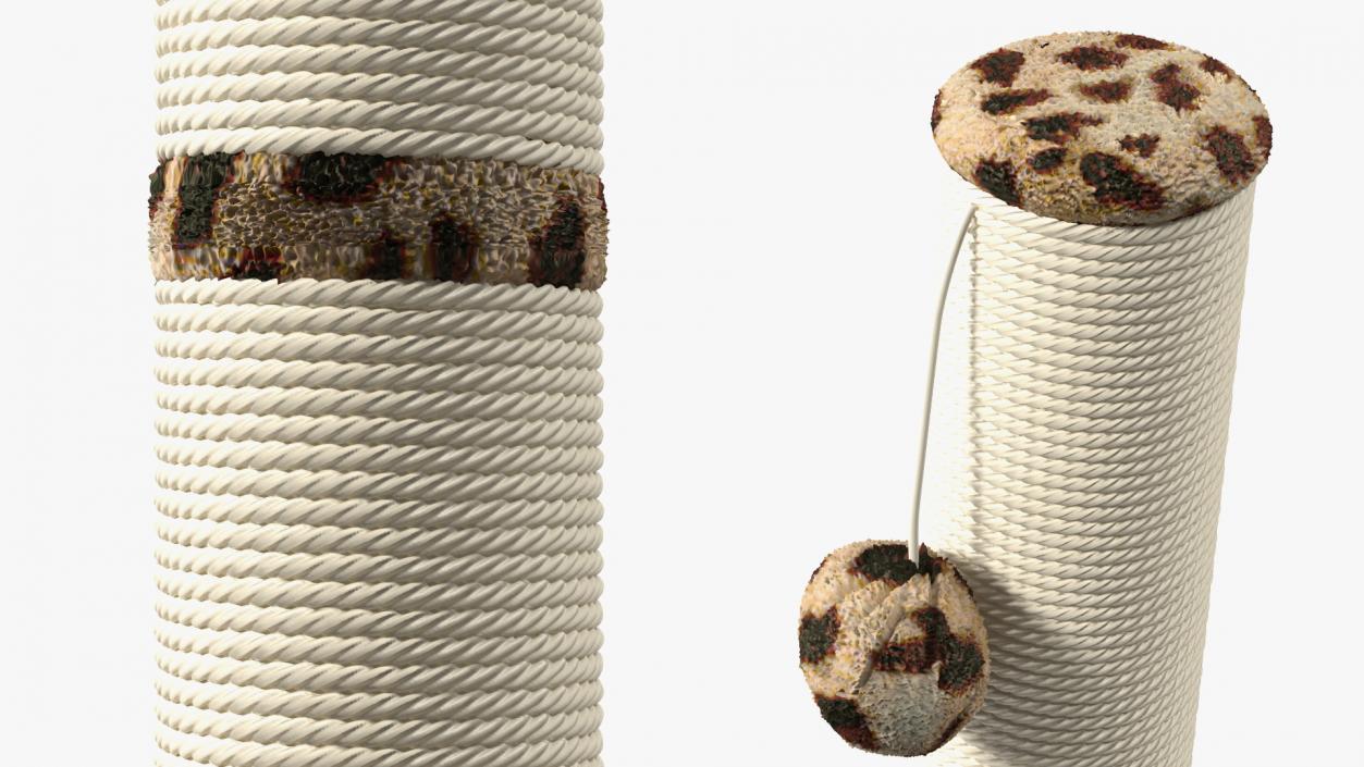 Cat Scratching Post Ball Spot 3D model