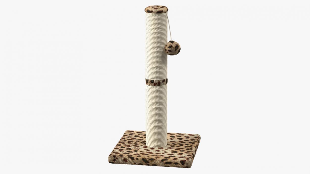 Cat Scratching Post Ball Spot 3D model