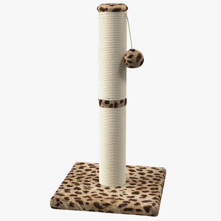 Cat Scratching Post Ball Spot 3D model