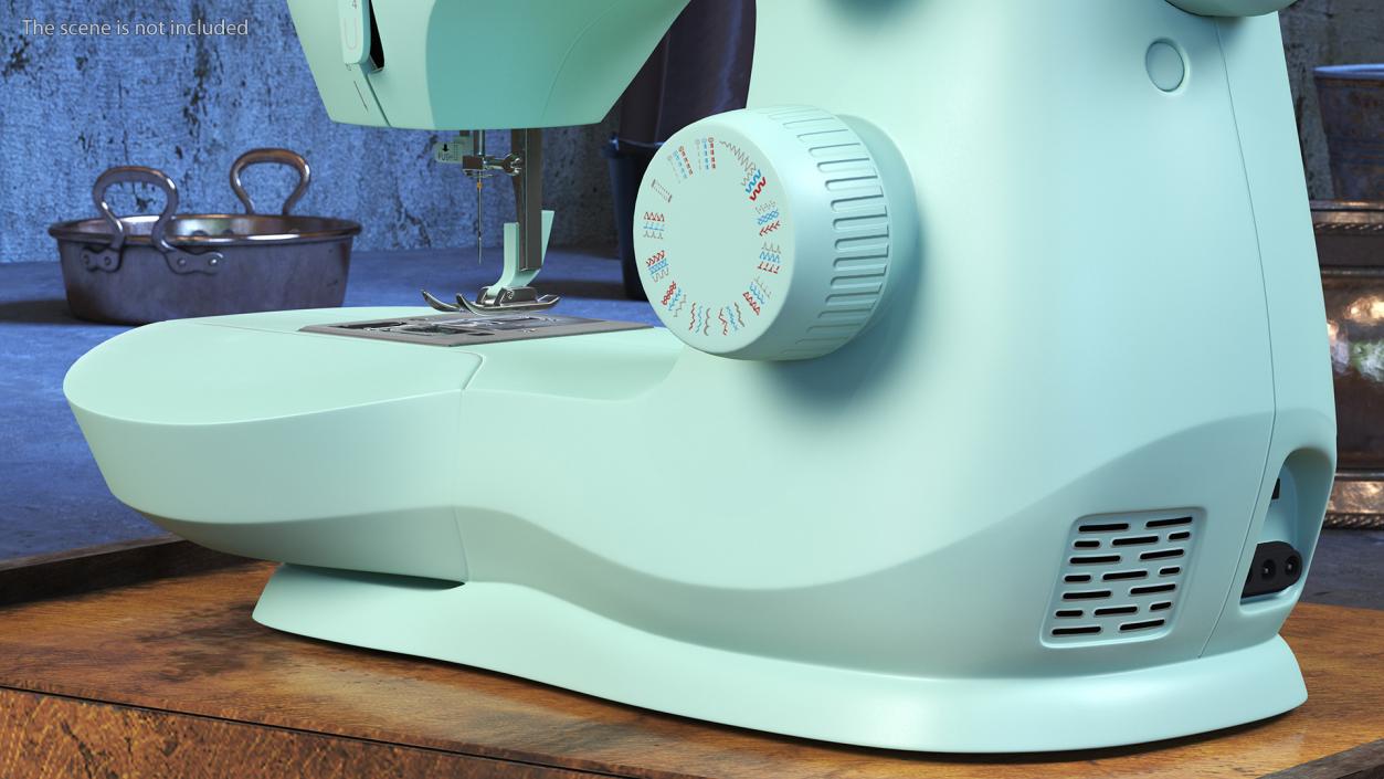 3D model Mechanical Sewing Machine