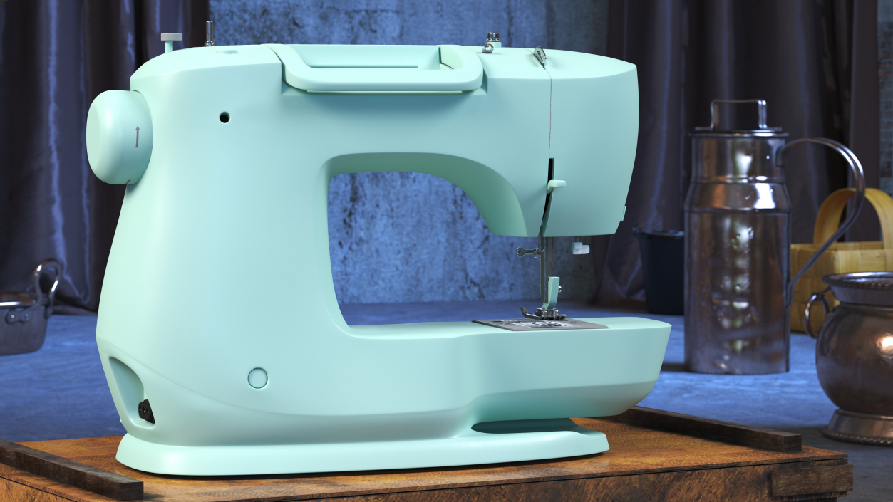 3D model Mechanical Sewing Machine