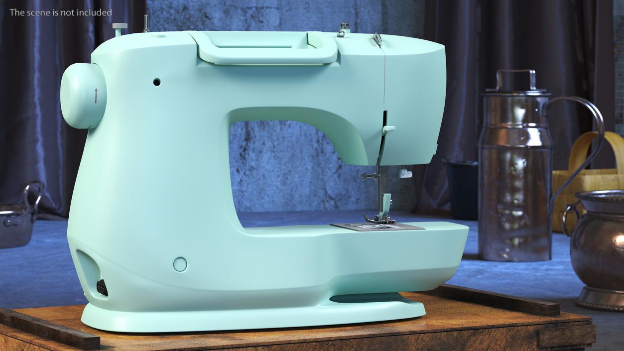 3D model Mechanical Sewing Machine