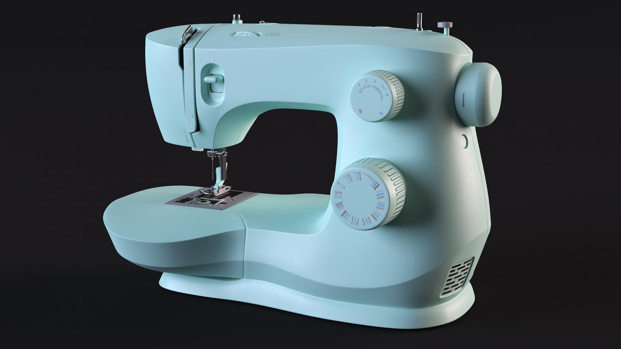 3D model Mechanical Sewing Machine