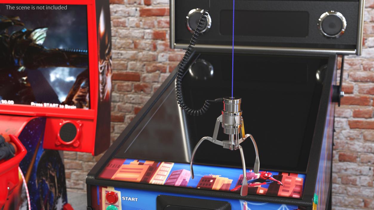 3D Game Machine Crane Claw Hanging