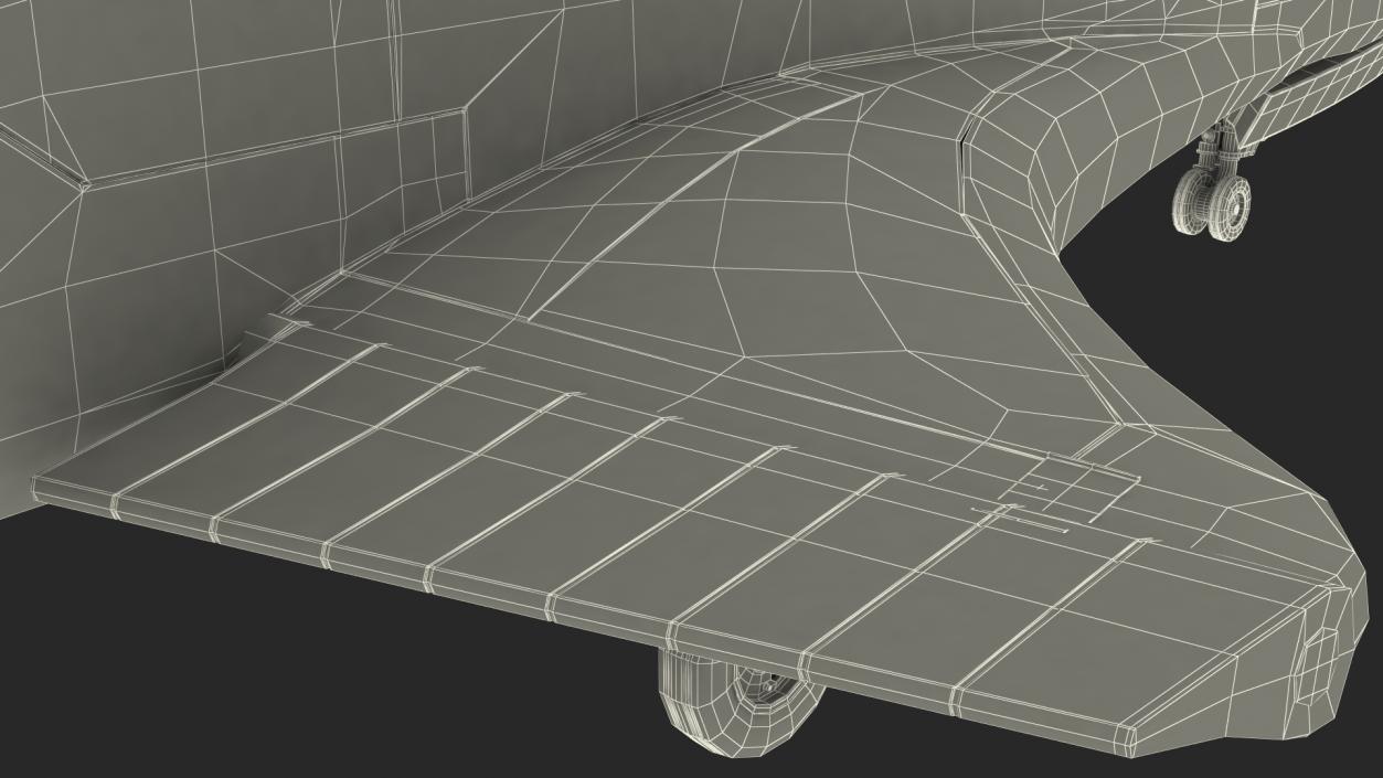 Reusable Robotic Spacecraft Rigged 3D model