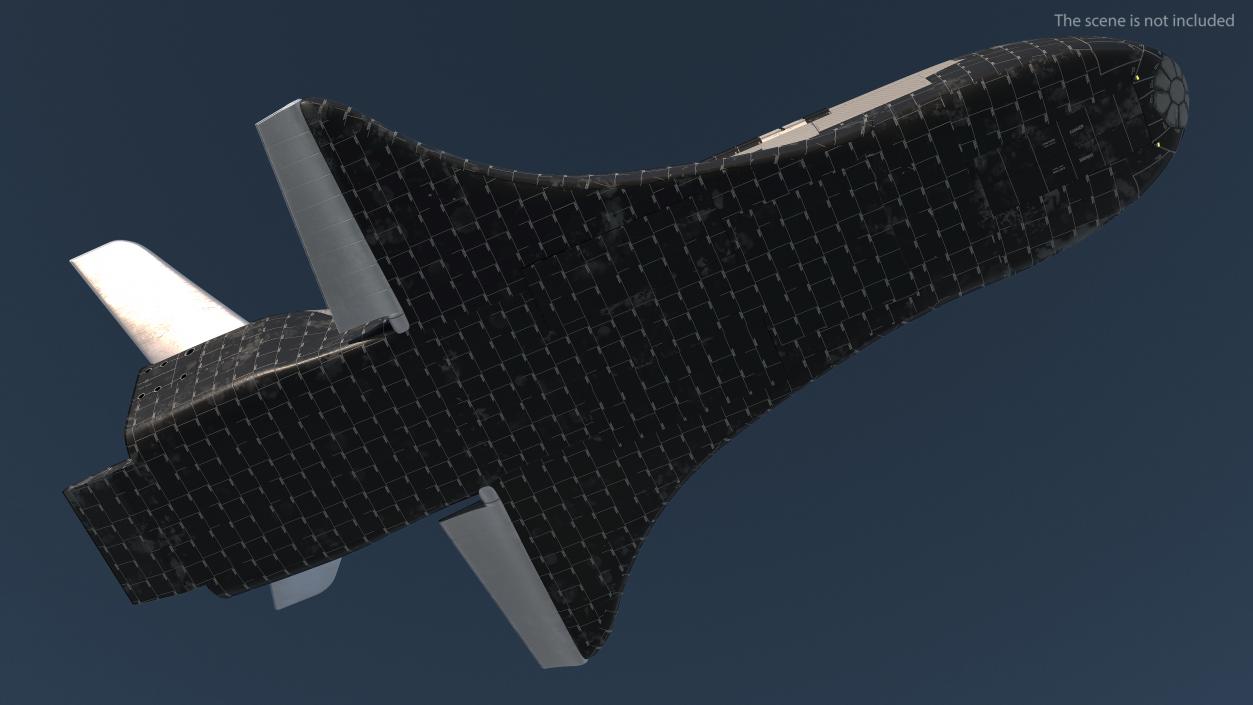 3D Reusable Robotic Spacecraft Rigged for Maya model