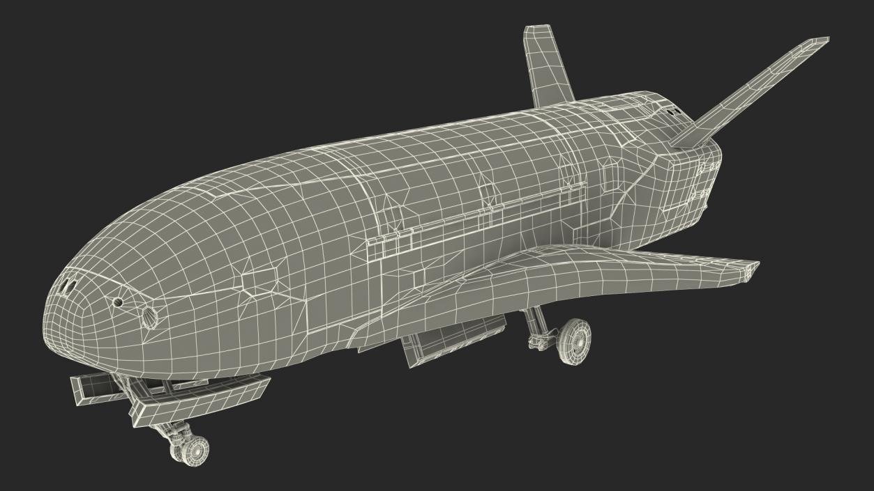 Reusable Robotic Spacecraft Rigged 3D model