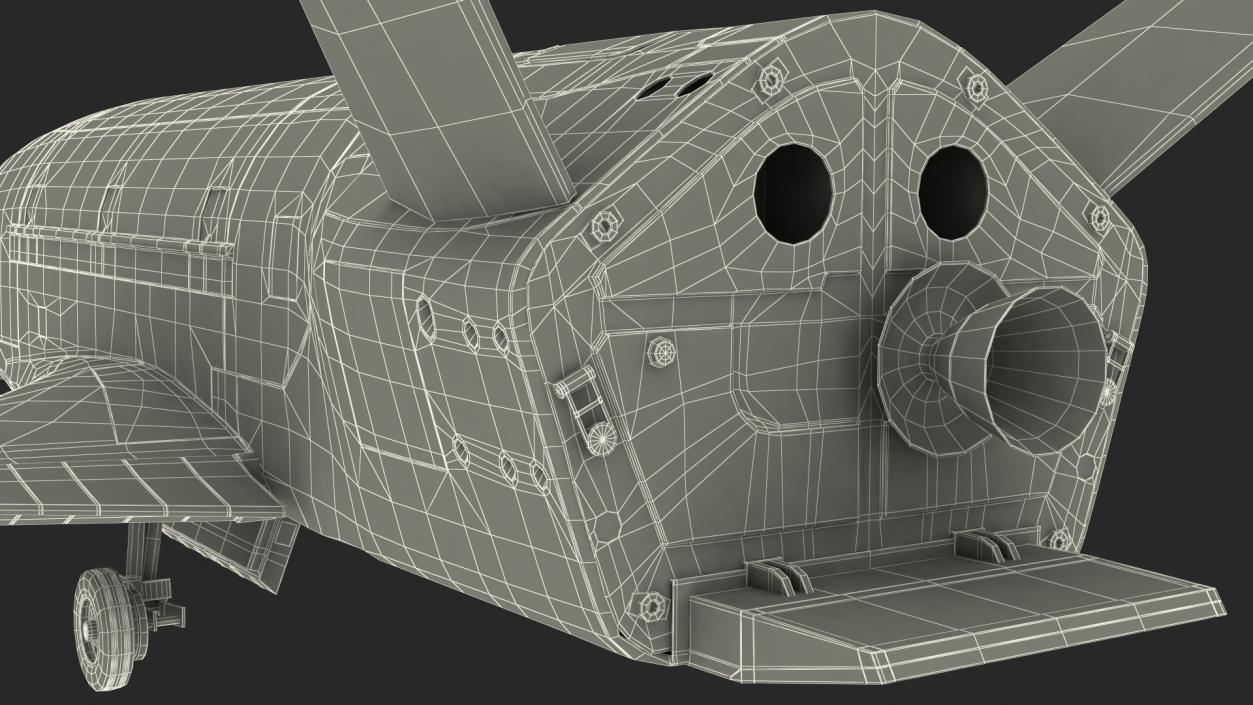 3D Reusable Robotic Spacecraft Rigged for Maya model