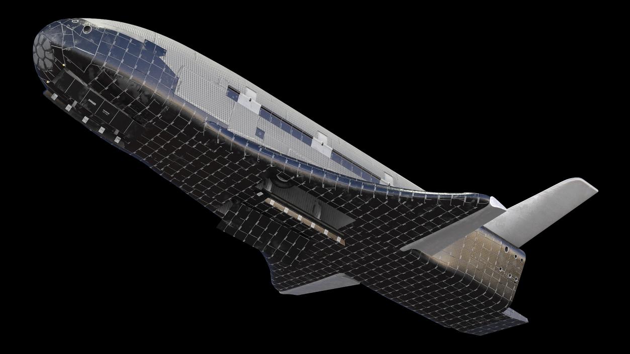 Reusable Robotic Spacecraft Rigged 3D model