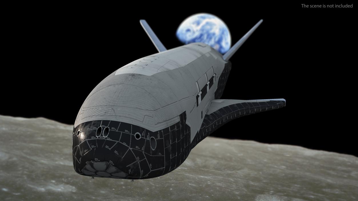 3D Reusable Robotic Spacecraft Rigged for Maya model