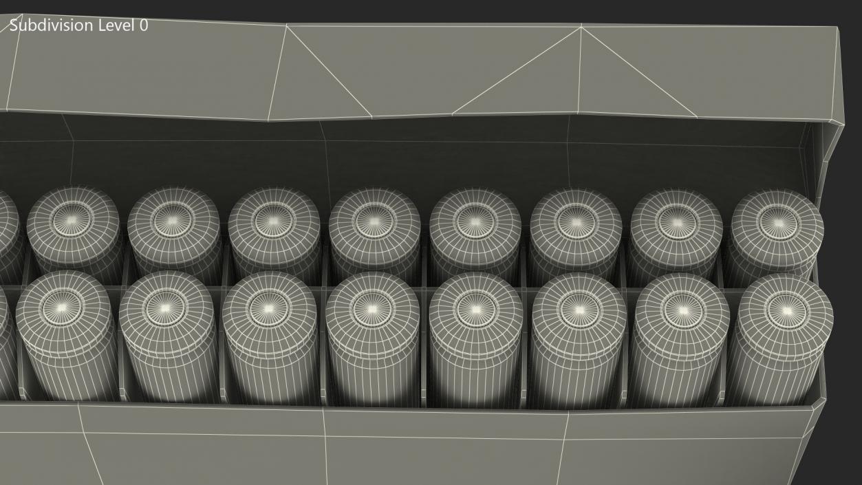 3D Box of 5.56x45mm NATO Rounds model