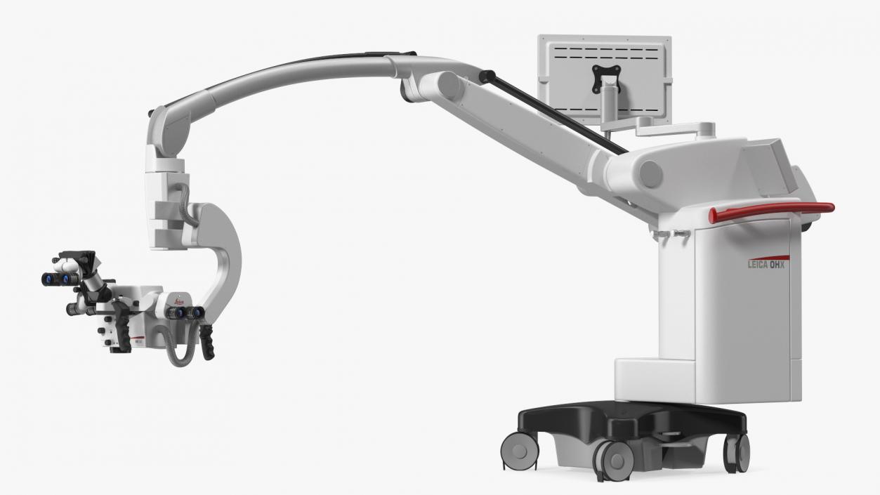 3D Precision Surgical Microscope Leica M530 OHX Rigged