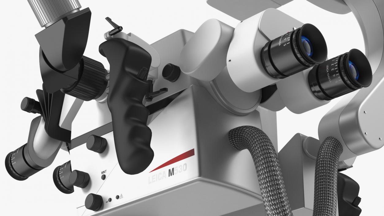 3D Precision Surgical Microscope Leica M530 OHX Rigged