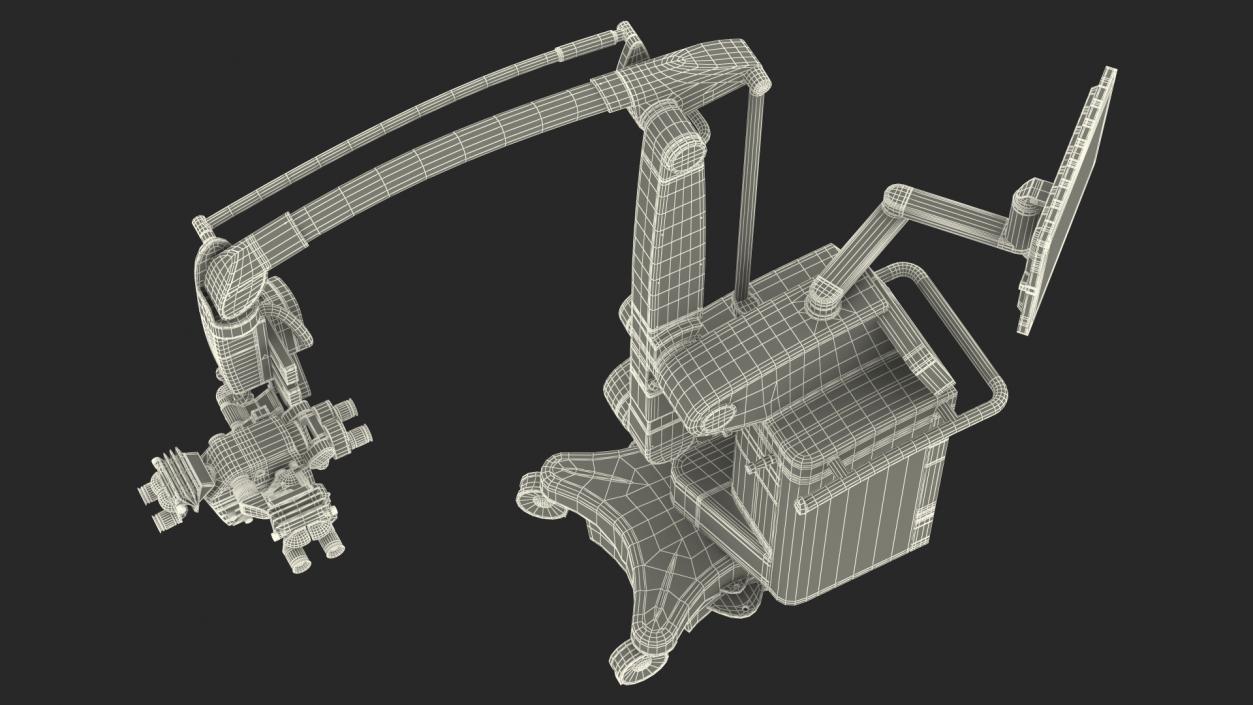 3D Precision Surgical Microscope Leica M530 OHX Rigged