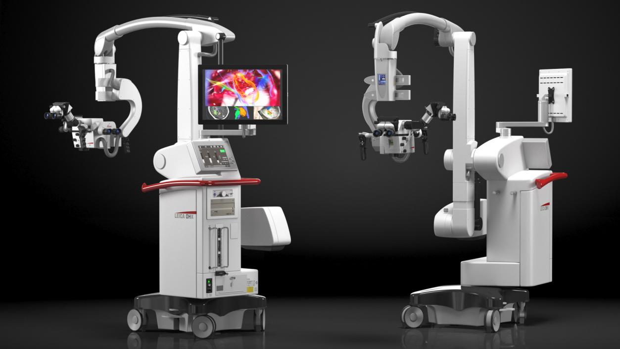 3D Precision Surgical Microscope Leica M530 OHX Rigged