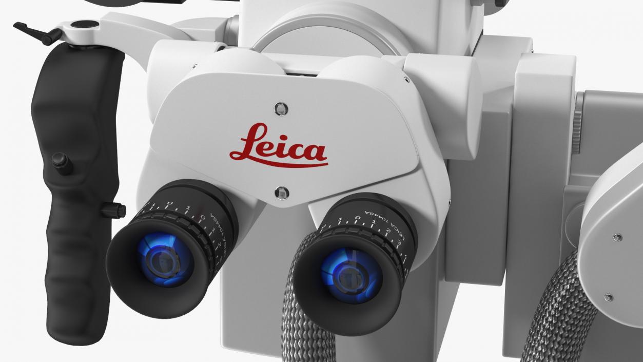 3D Precision Surgical Microscope Leica M530 OHX Rigged