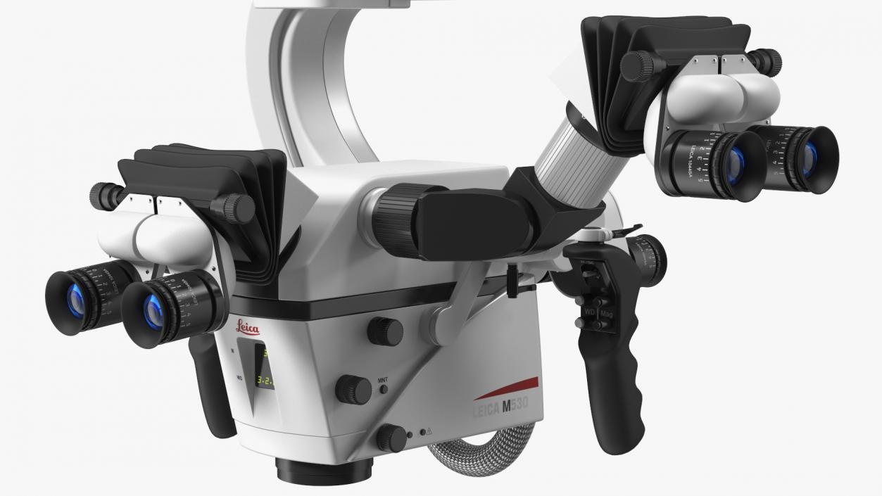 3D Precision Surgical Microscope Leica M530 OHX Rigged