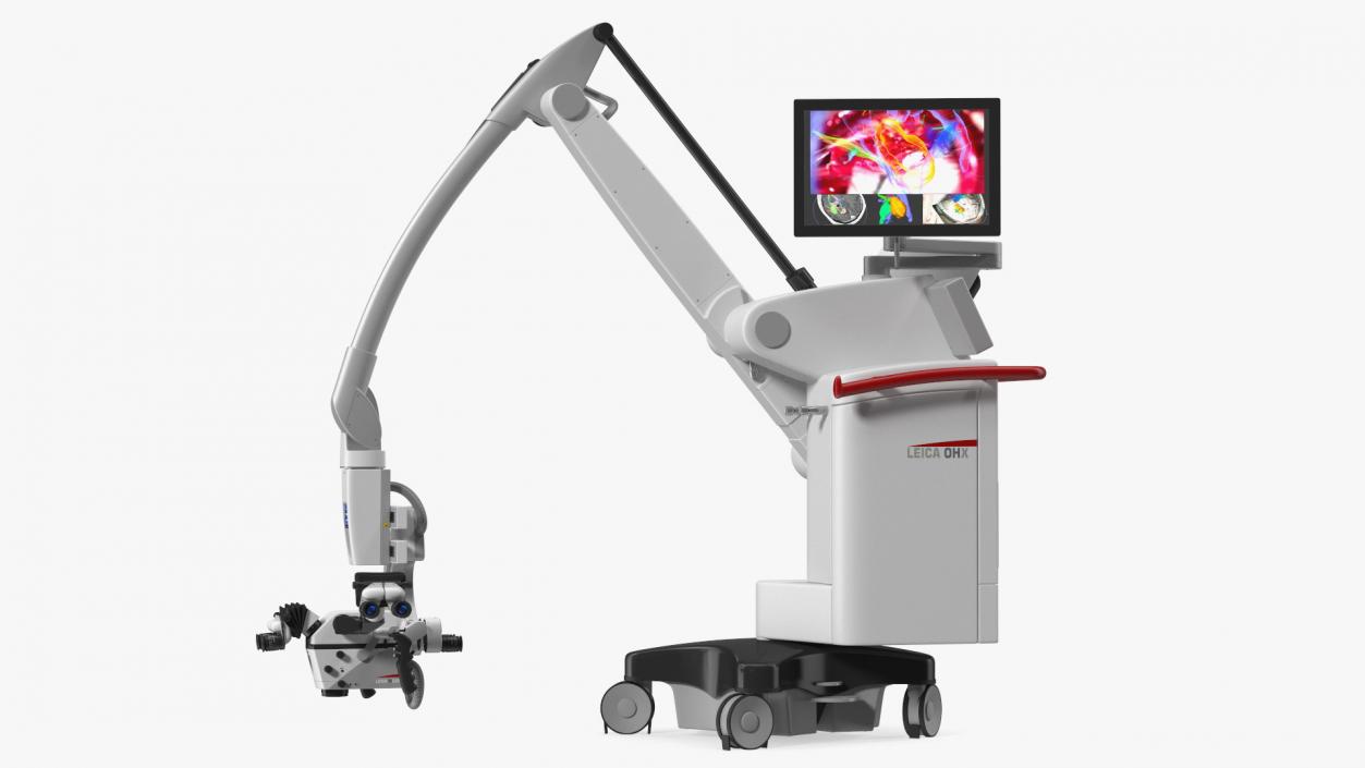 3D Precision Surgical Microscope Leica M530 OHX Rigged