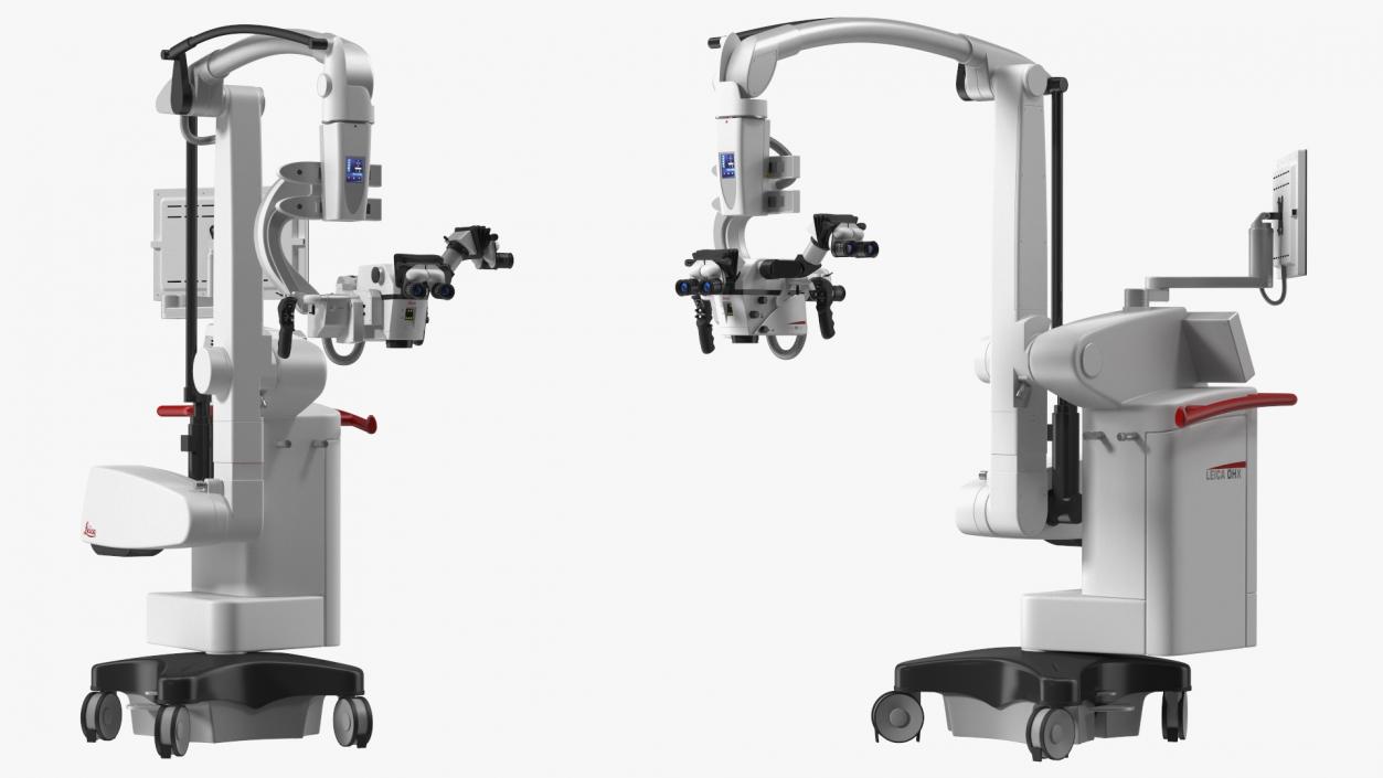 3D Precision Surgical Microscope Leica M530 OHX Rigged