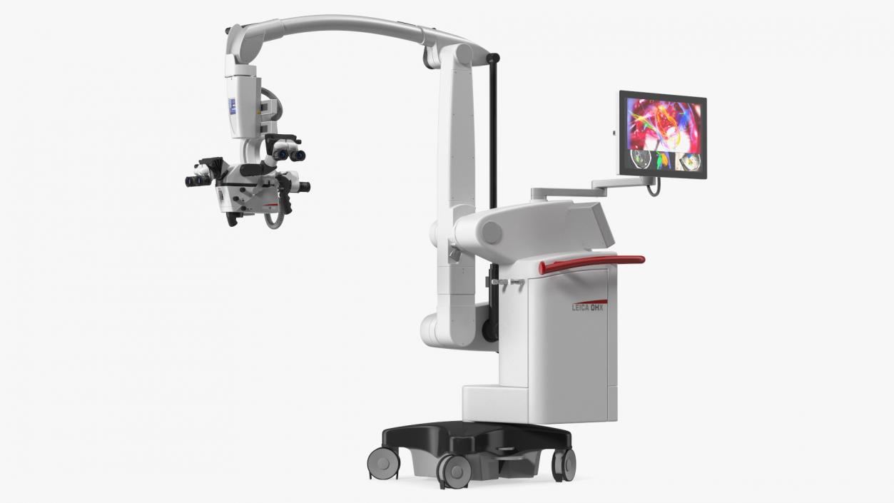 3D Precision Surgical Microscope Leica M530 OHX Rigged