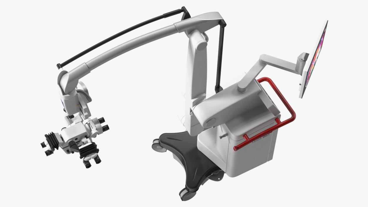 3D Precision Surgical Microscope Leica M530 OHX Rigged