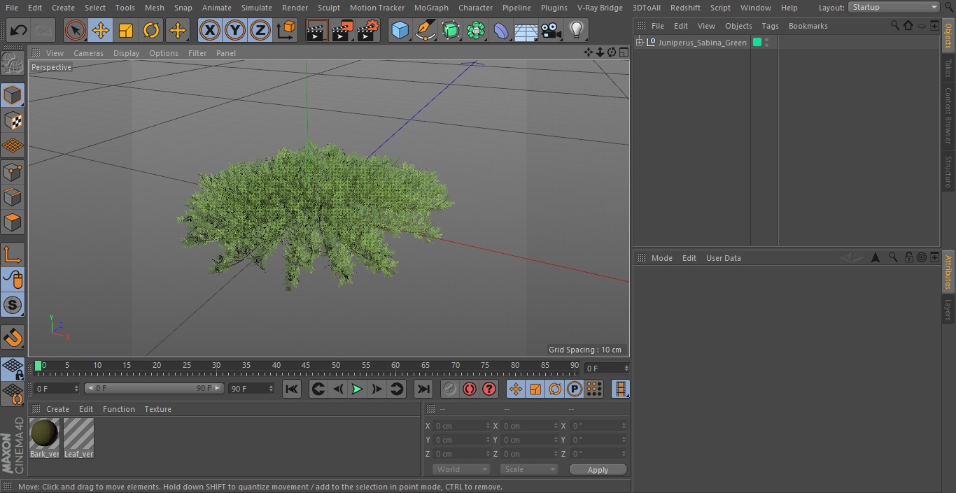 Juniperus Sabina Green 3D